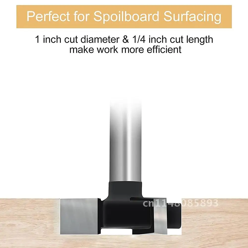 Фрезерный станок с ЧПУ хвостовик 1/4 дюйма диаметр резки 1 дюйм выравнивающий