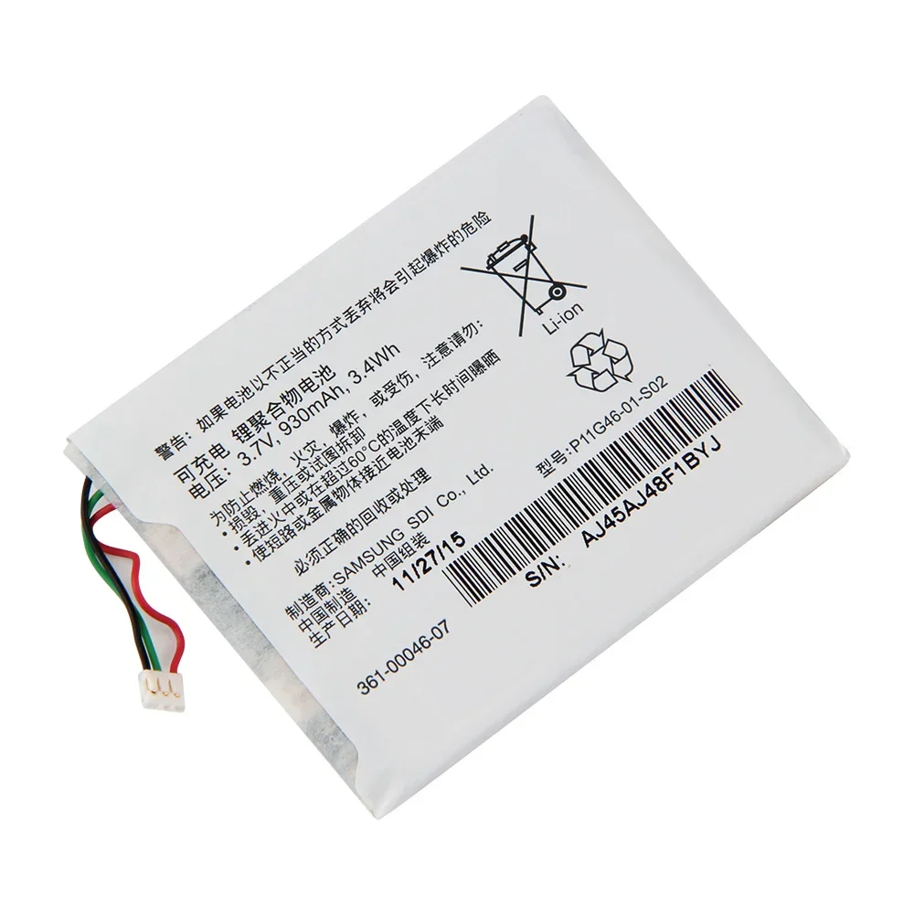 Оригинальный запасной аккумулятор 361-00046-07 для Garmin GDR45 Nuvi 3550LM 3590LMT 930 мАч