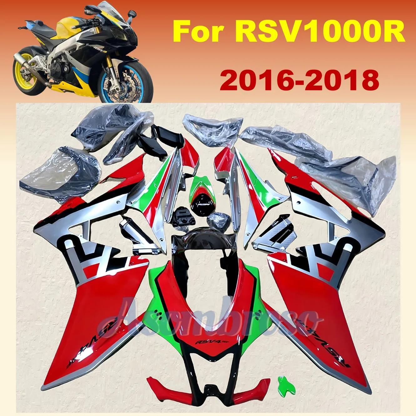 Комплекты обтекателей пригодные для Aprilia RSV1000 2016 2017 2018 RSV 1000R RSV4 аксессуары