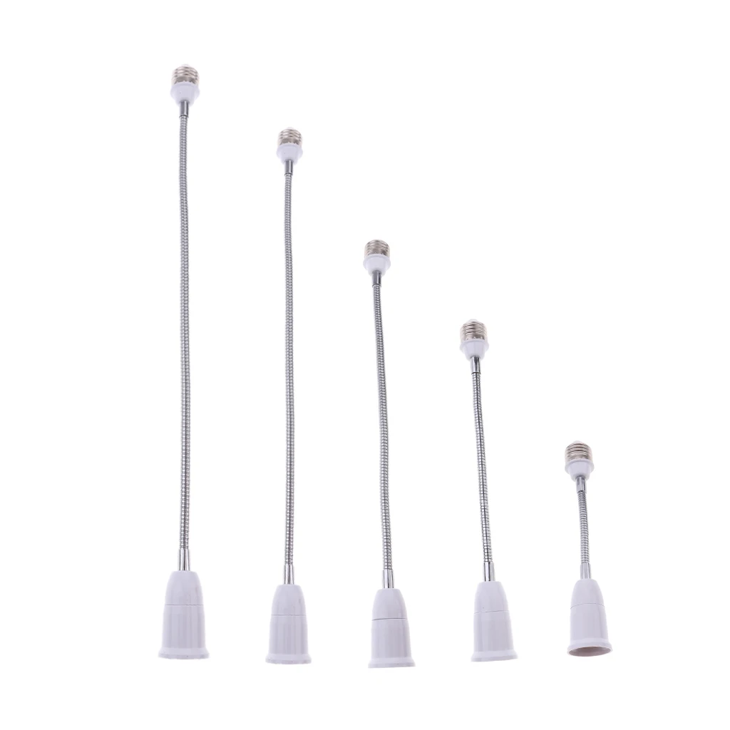

E27 LED Light Bulb Lamp Holder Flexible Extension Adapter Converter 30cm