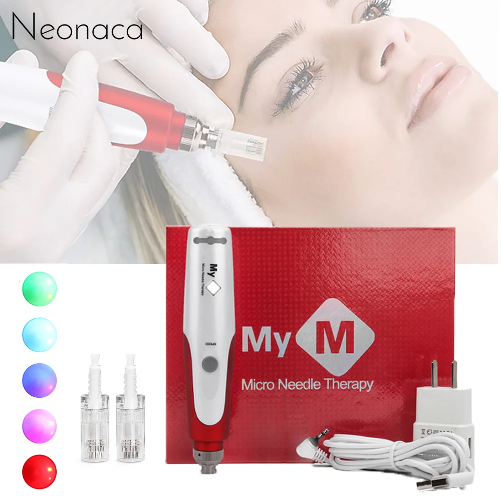 Derma Pen Microneedling Professional Electric Facial Treatment Micro Needling Dr Dermapen Bayonet with Cartridge Beauty Devices