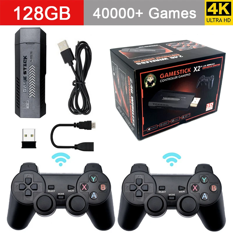 

M10 видео игровая консоль ТВ Ретро Стик беспроводные контроллеры 4K HD 40000 игры Встроенный ручной для PS1/PSP/GBA GD10/M8 обновление