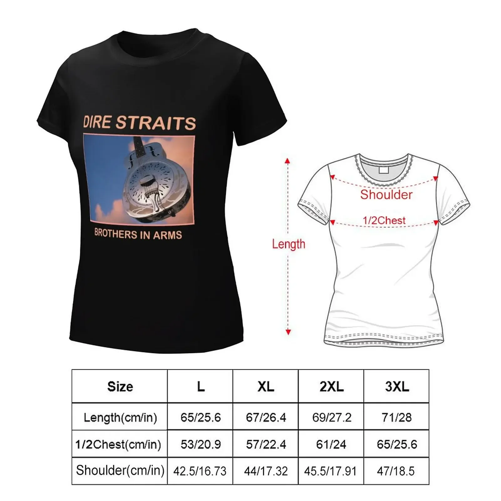 Футболка Dire Straits винтажная одежда в стиле хиппи эстетичная корейские модные