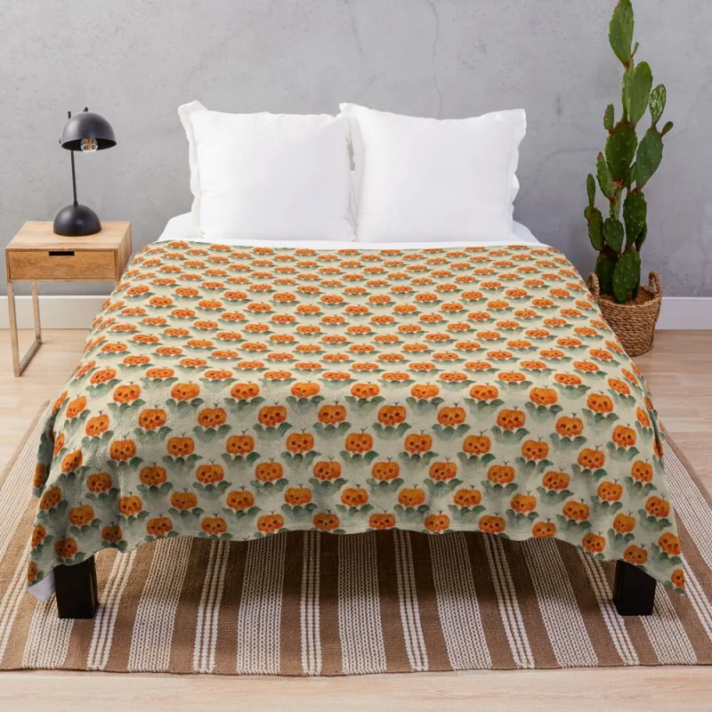 

Pumpkin People Throw Blanket Sofa Throw Blanket Big Thick Furry Couple Blanket Blanket For Decorative Sofa