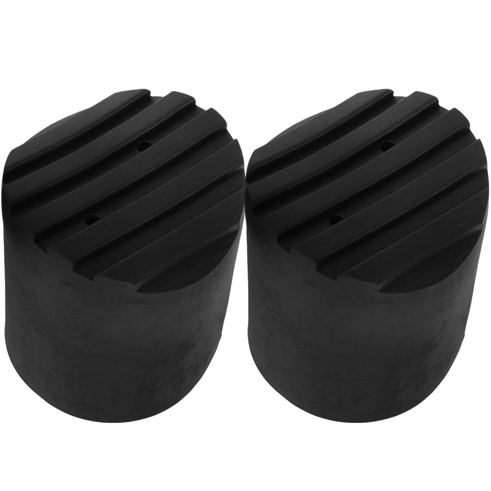 

2 Pcs An Fittings Rubber Tips Parts Foldable Ladder Feet Covers Replacement Boots Non-skid Anti-skid Foot