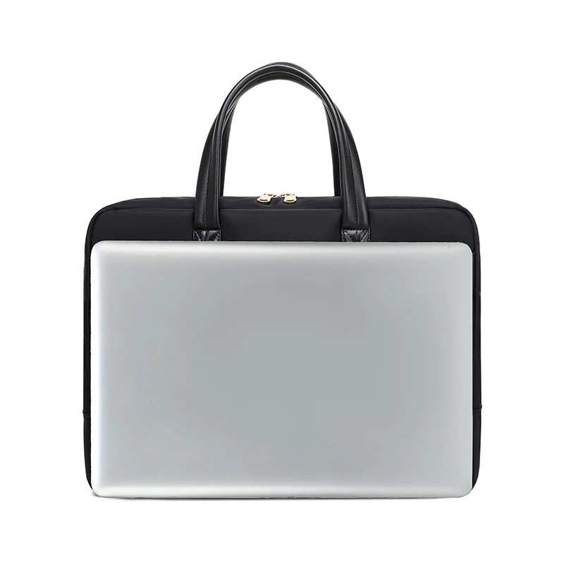 Fashion Women's Laptop Briefcase Business Document Organizer for 13.3 15 16 Inch Laptop Shoulder Bags Business Office Ladies