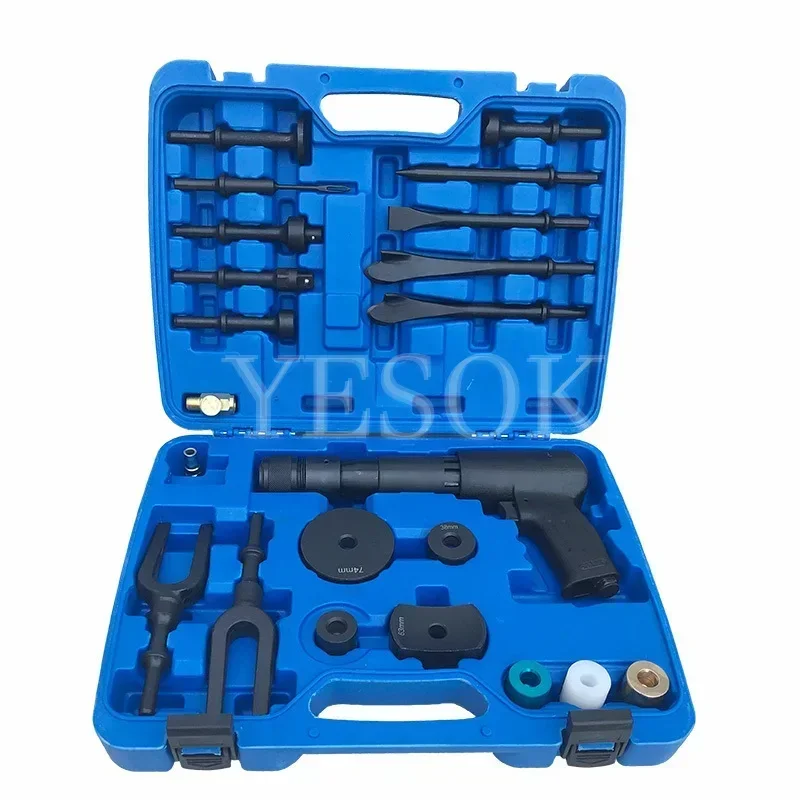 Pneumatic Concrete Breaker Ball Joint Auto Repair Kit Remover Flat Chisel Air Hammer Breakaway
