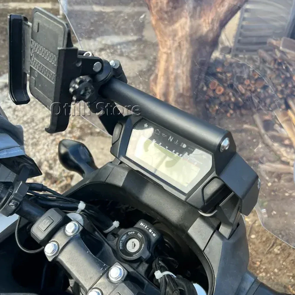Фото Подходит для HONDA NC 700 X NC700X 2012-2013, NC750X NC 750 X 2014-2015, держатель для телефона, GPS-платформа, навигационный кронштейн №1