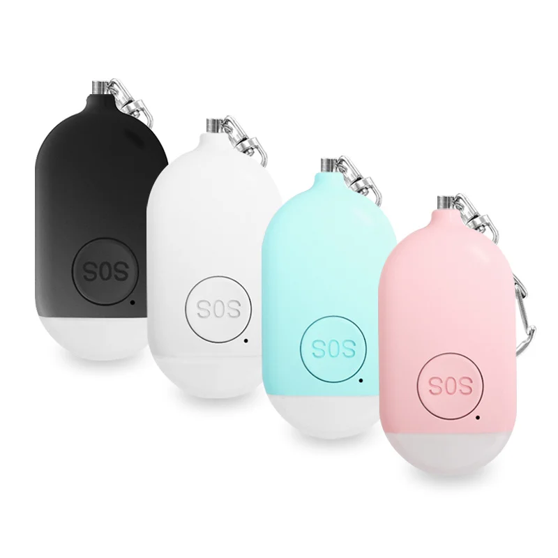 130db Self Defense Alarm Keychain Girl Women Security Protection Alert Strong Emergency Alarm Personal Safety Supplies For Bag