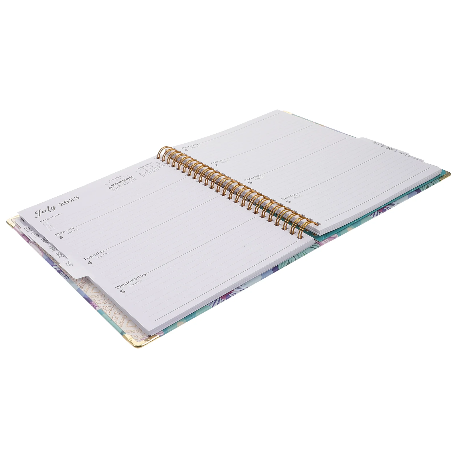 

Planning Notebook Agenda A5 Planner Coil Notebooks College Ruled Student Schedule Time Mini Notepads