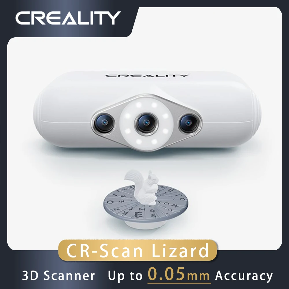 

Creality Official CR-Scan Lizard 3D Scanner with Up To 0.05mm Accuracy High Precision No-marker Scanning for All 3D Printer
