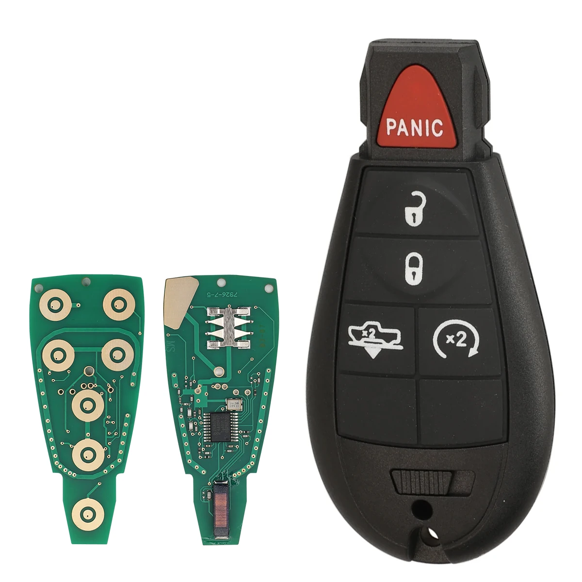 

Sunshine Car GQ4 53T 433MHz Smart Remote Control Key для Jeep Cherokee Sport KL Dodge RAM Chrysler Town Country - универсальная посадка