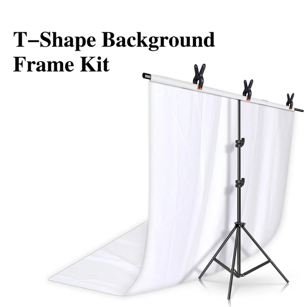 

SH Т-образный Трипод стойка задний фон с 1.6x 2 м черный/белый/зеленый/серый фон ткань для фотостудии фотографии