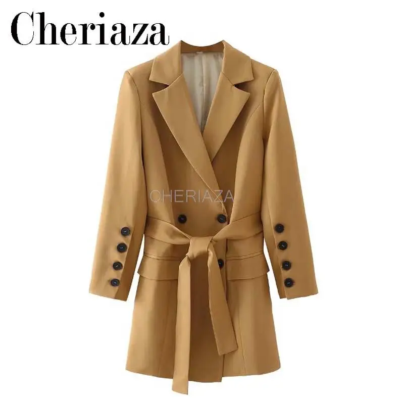 

CHeriaza Spring new style senior design sense small crowd loose temperament casual Blazer women