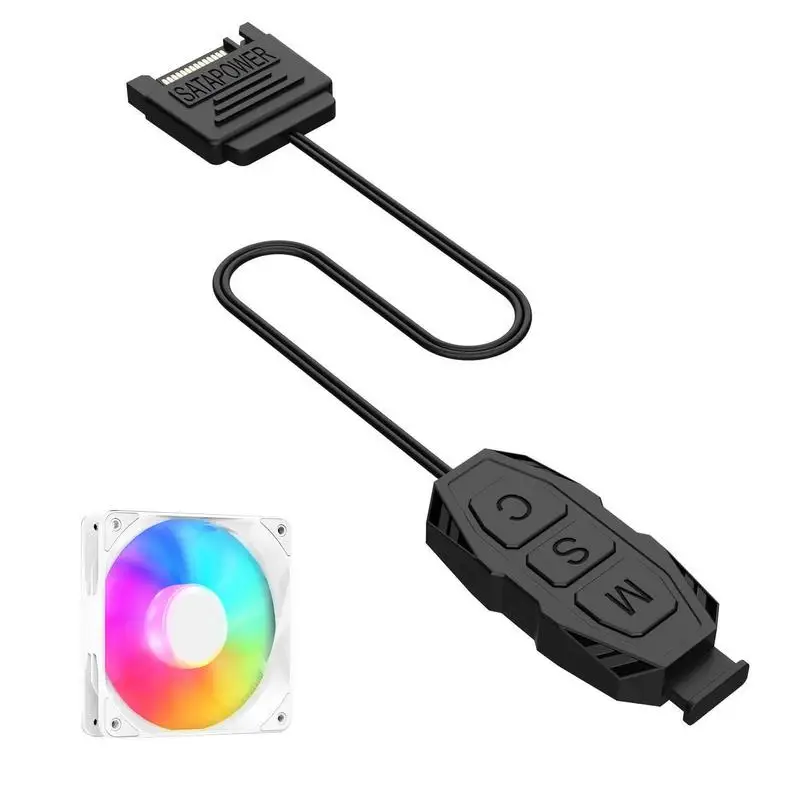 

ARGB Adapter Stable 5V RGB Lighting Controller For LED Light 3-pin Black RGB LED Splitter Cable LED Strip Connector For Kitchen
