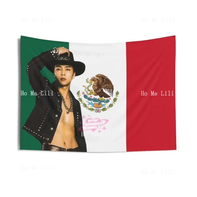 Yuta Kpop American Flag Tapestry Decor Gift