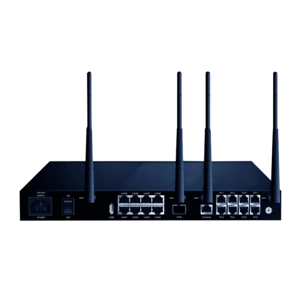 

10G PON 8GE ports 8FXS 2.4/5G wifi IPsec L2TP PPTP VPN FTTB enterprise gateway GPON MDU