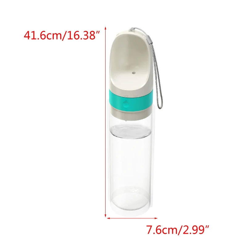 Портативная бутылка с водой для собак герметичная прогулок путешествий на