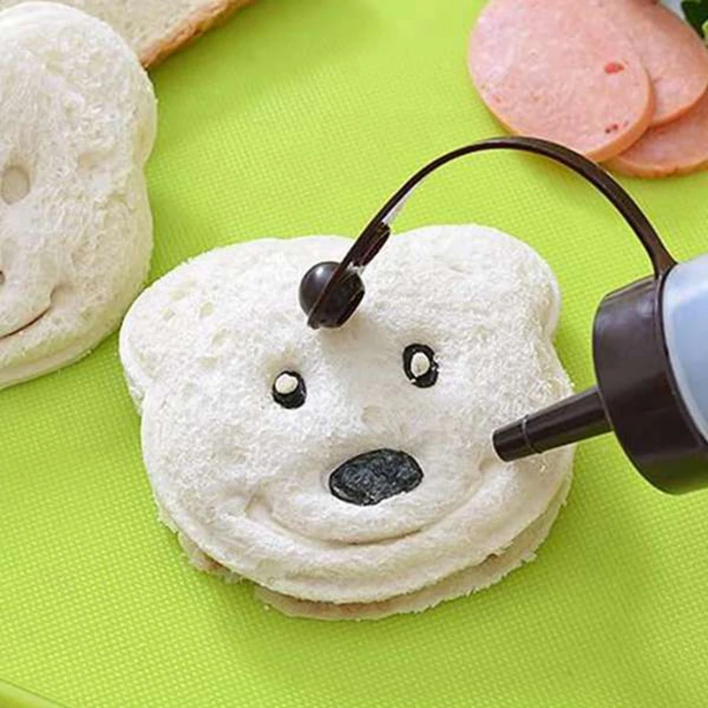 5 шт. формочка для сэндвичей в форме медведя хлеба детей