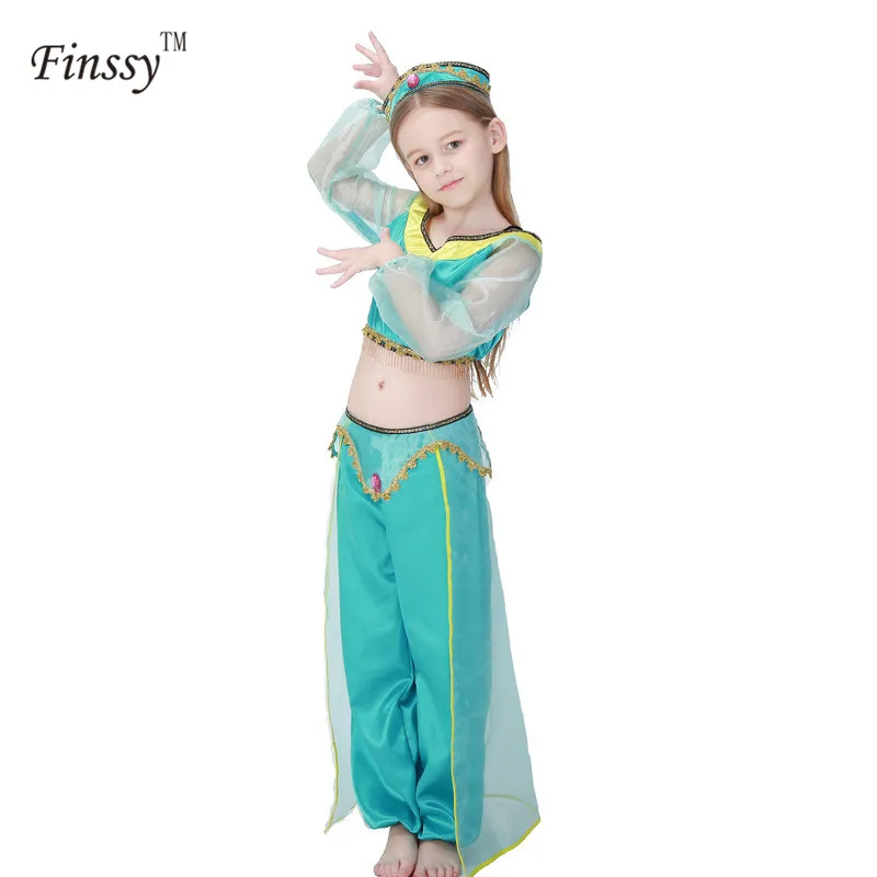 Косплей-костюмы принцессы из бутика Аладдина с лампой жасмин для вечеринки в