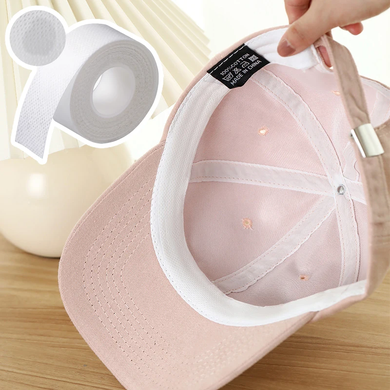

3/5/8m Rolled Sweat-absorbent Tape Hat Shirt Collar Anti-dirty Protector Fixing Sticker Self-Adhesive Disposable Sweat Pads