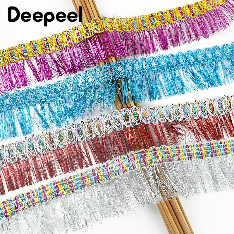 

5/10Yards 5.8cm Colored Tassel Lace Trim Clothes Decoration Trimming Dress Ribbon Fringe DIY Garment Sewing Supplies Accessories