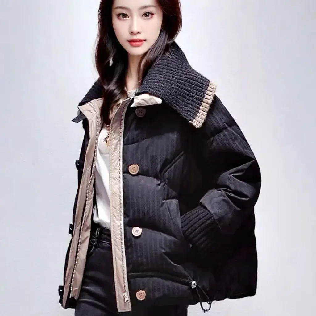 Толстое свободное повседневное женское пальто холодное горячее современное