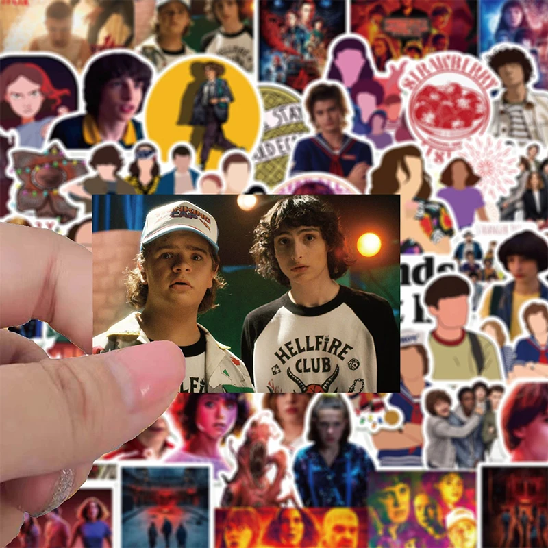 

50 pcs/set Stranger Things Waterproof Travel Luggage Sticker Scrapbooking DIY Diary Stationery Sticker School Office