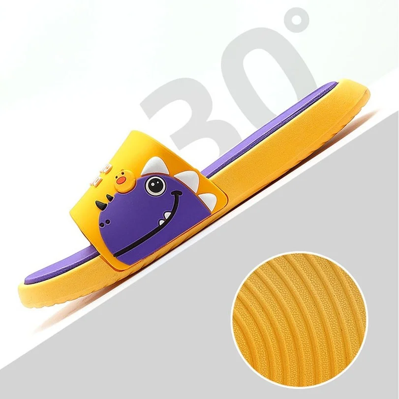 Home Funny Slippers Women Dinosaur Cloud Summer Beach Slides Indoor Soft Sole Sandals Men Male PVC Non Slip Ladies Shoes Female