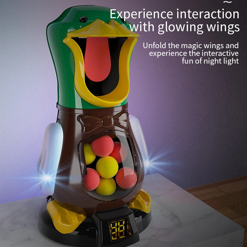 Детская новинка игрушки для стрельбы с светильник светкой голодная утка