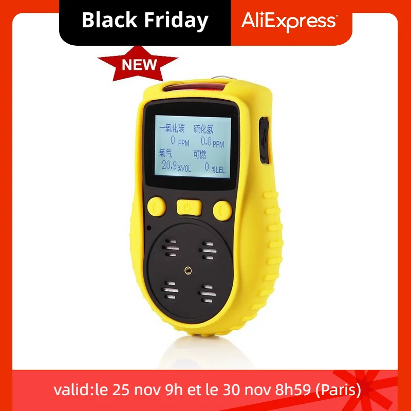 

Ручной детектор горючих газов, однодиффузионный детектор газа NH3, диапазон измерения 0-100 М. Д.