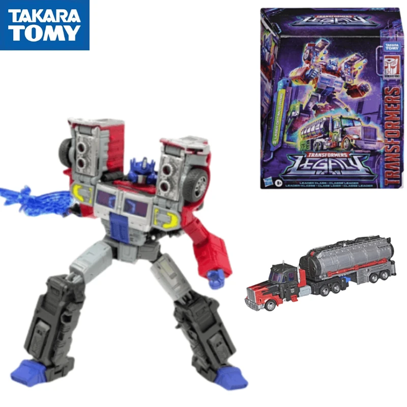 

Spot TAKARA TOMY Transformers Studio Optimus Prime Heritage Handed Down Tank Truck 3C Version Movable Doll Hand-made Toys