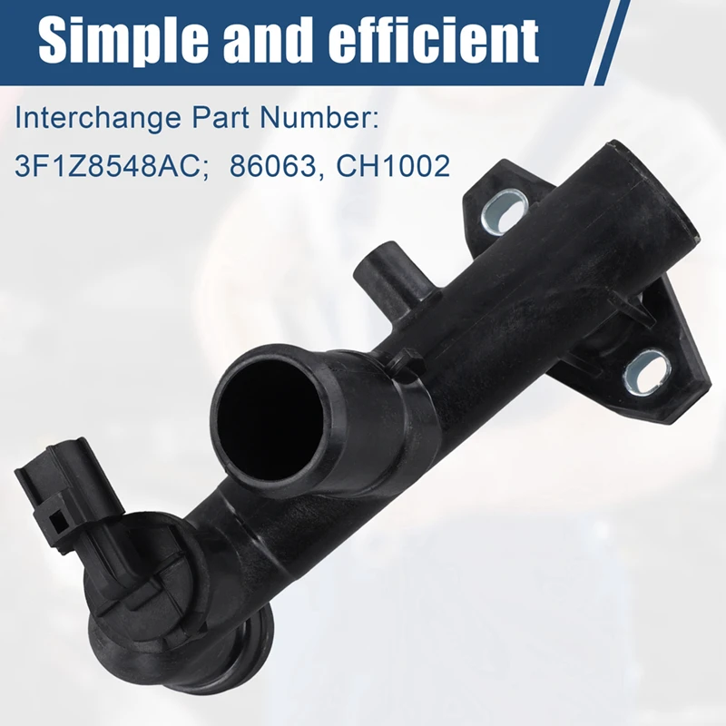 Водяной выход охлаждающей жидкости двигателя 3F1Z-8548-AC с датчиком для Ford 2009-2003 Lincoln
