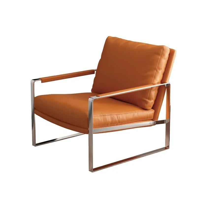 Скандинавский стул для гостиной Одноместный дизайнерский роскошный Wabi Sabi