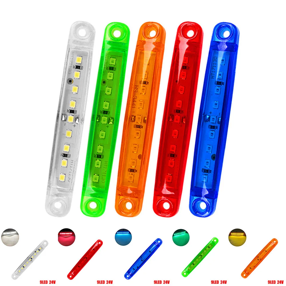 Внешние фонари индикаторные лампы для автомобиля синий зеленый боковой маркер