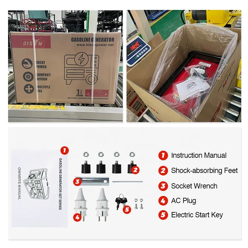 Китай мини 3 кВт кВА воздушное охлаждение бензиновые бытовые электрические