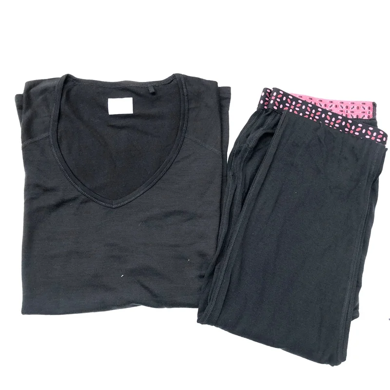 Женский комплект верхнего слоя из 100% мериносовой шерсти базовый слой мериноса 150