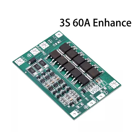 3S 4S 25A 40A 60A литий-ионная батарея 18650, плата защиты зарядного устройства, печатная плата BMS для двигателя дрели 4,2 В 8,4 В 12,6 В, улучшение/балансировка