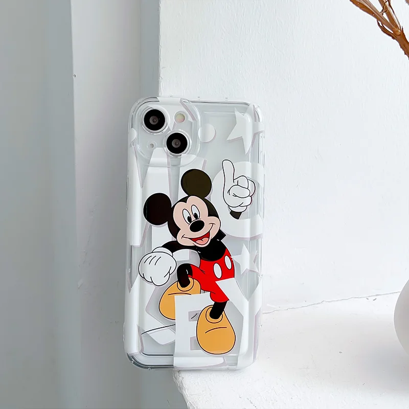 Мягкий ТПУ чехол для Samsung Galaxy Note 20 Ultra 10 Pro S24 S20 FE S21 S22 S23 Plus M33 M53 Hi Minnie Mickey Cartoon