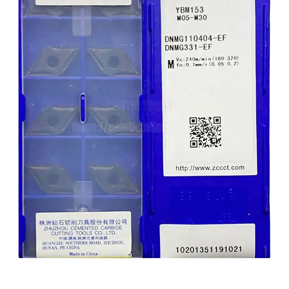 

ZCC CNC Alloy Blade YBM153 DNMG110404-EF