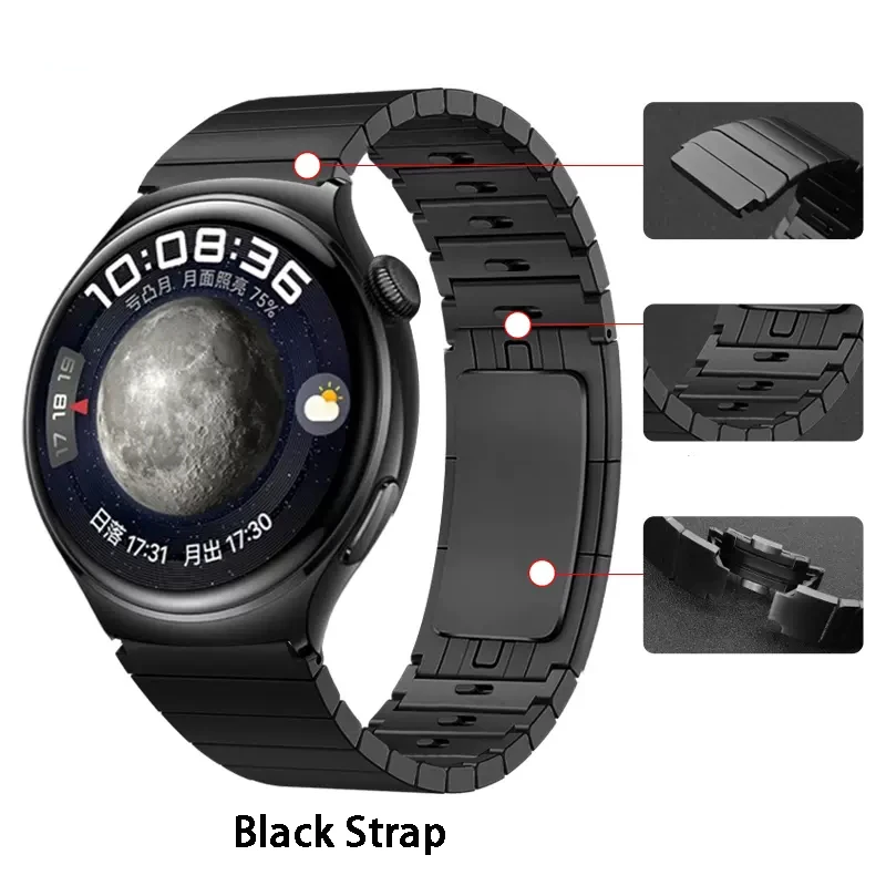 Stainless Steel Watchband Strap for Huawei Watch 4 /4Pro Replacement Bracelet for Huawei Watch 4 Pro Wristband Correa add Box