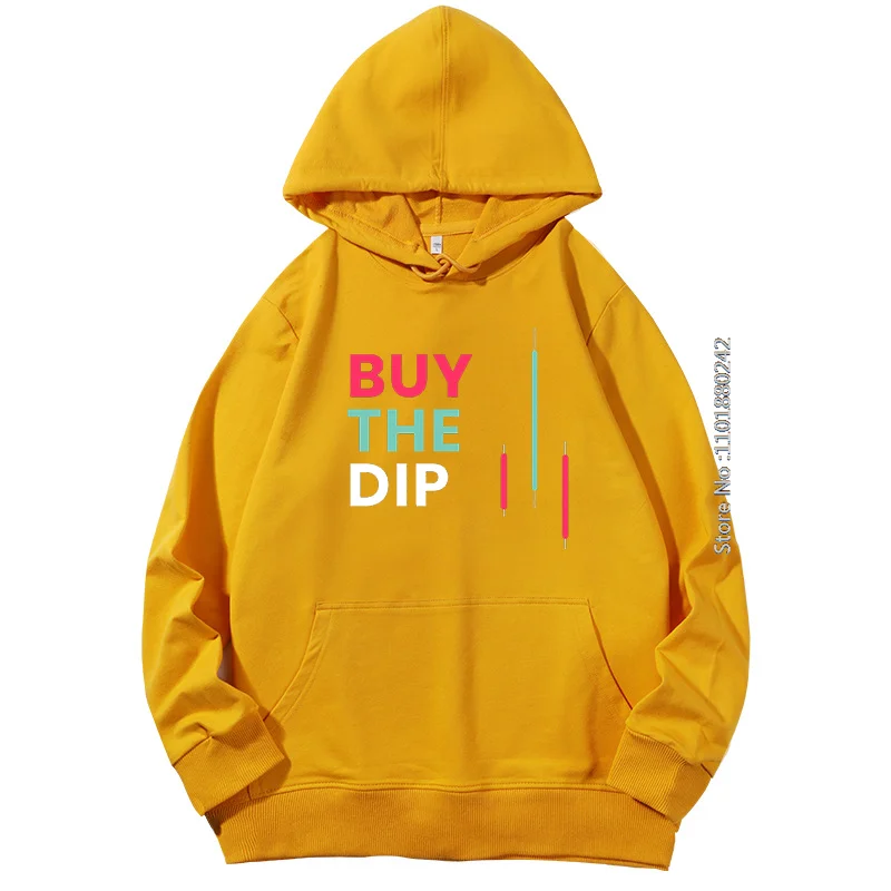 Купить Dip Btfd Bitcoin Cryptocurrency Meme Забавные графические толстовки с капюшоном