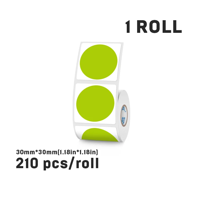 

Самоклеящиеся круглые термоэтикетки Sinmark 30 мм