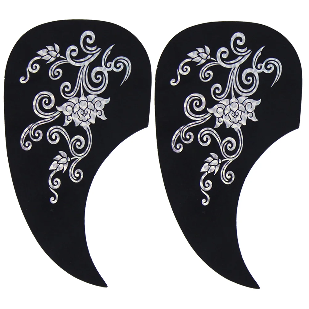 2 шт. наклейки в форме Comma Pick Guard накладка золотая для детей акустической гитары 40/41