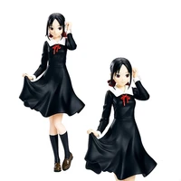 genuine anime love is war figure kawaii fujiwara chika shinomiya kaguya model standing pvc collectible toys for girls gift doll