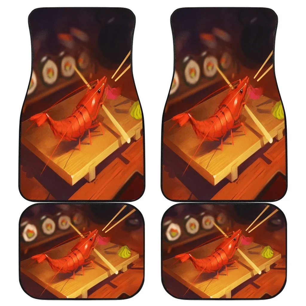 

Shrim Food Sushi Cartoon Car Floor Mats 191031