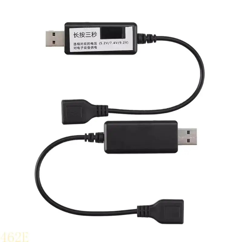 Фото 462E Много напряжения USB Внешнее питания кабеля кабеля USB -заглушка до 5,2 В 7,4 В 9,2 В №4