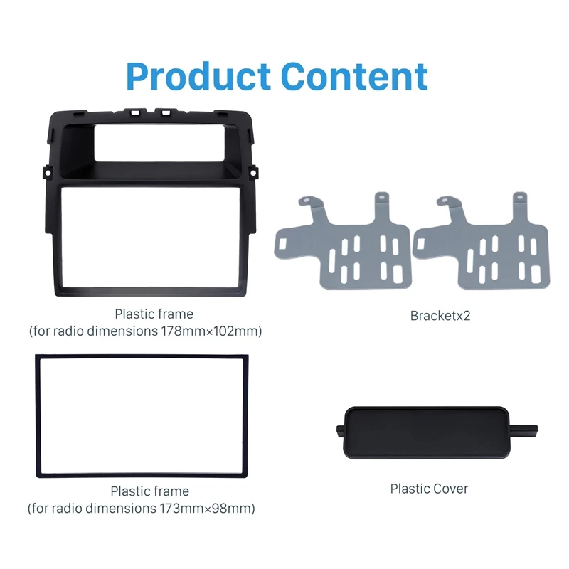 Автомагнитола 2 Din для Nissan Primastar Opel Vivaro Renault Trafic II рамка установки панель DVD лицевая