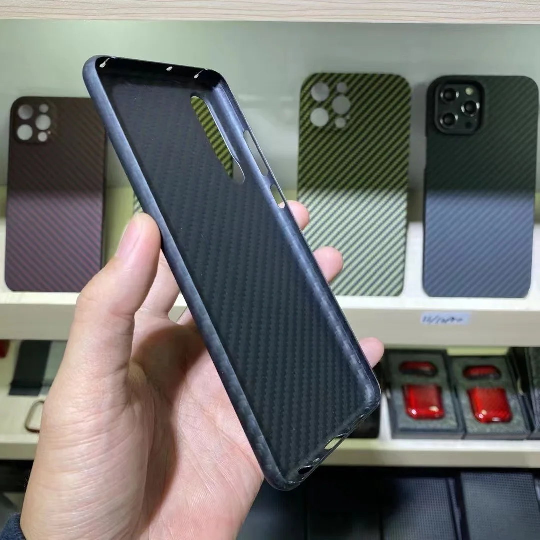 Real Carbon Fiber Case For Huawei P30 Ultra-Thin Aramid Fiber Protective Back Case Cover for HUAWEI P30 Kevlar Phone Funda Shell