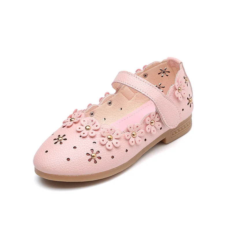 Girls' Leather Shoes Children's Princess Shoes New Fashion Foreign Little Girl Shoes Baby Soft Sole Children's Toddler Shoes enlarge